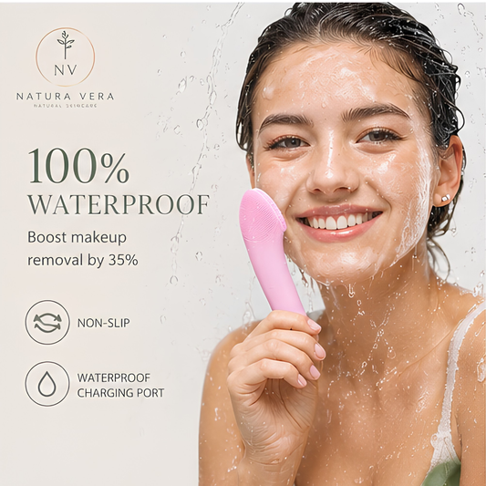 Bloom Ritual Brush - Silicone Facial Sonic Brush with Warm-Touch Massager
