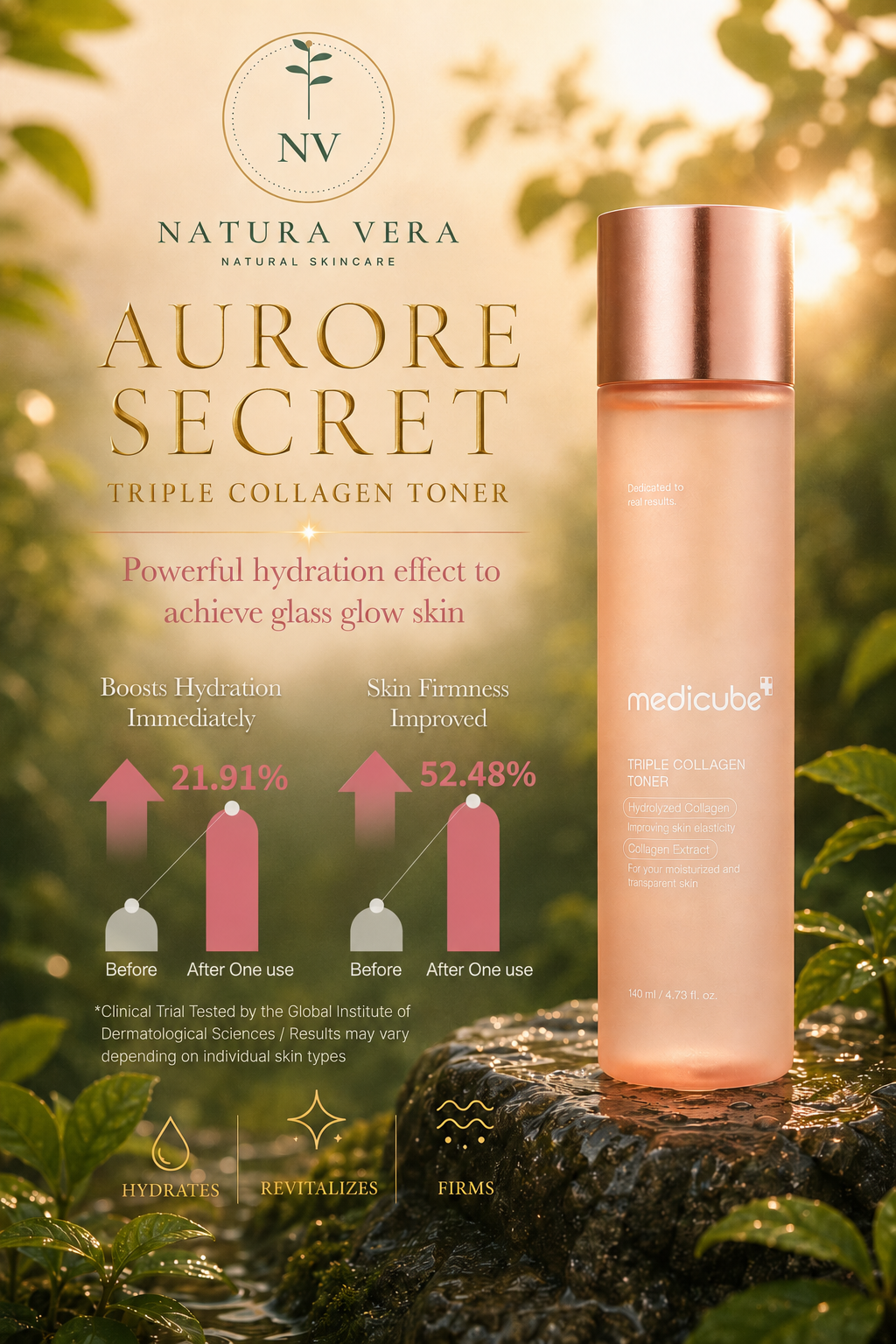 AURORE SECRET — Triple Collagen Hydrating Toner