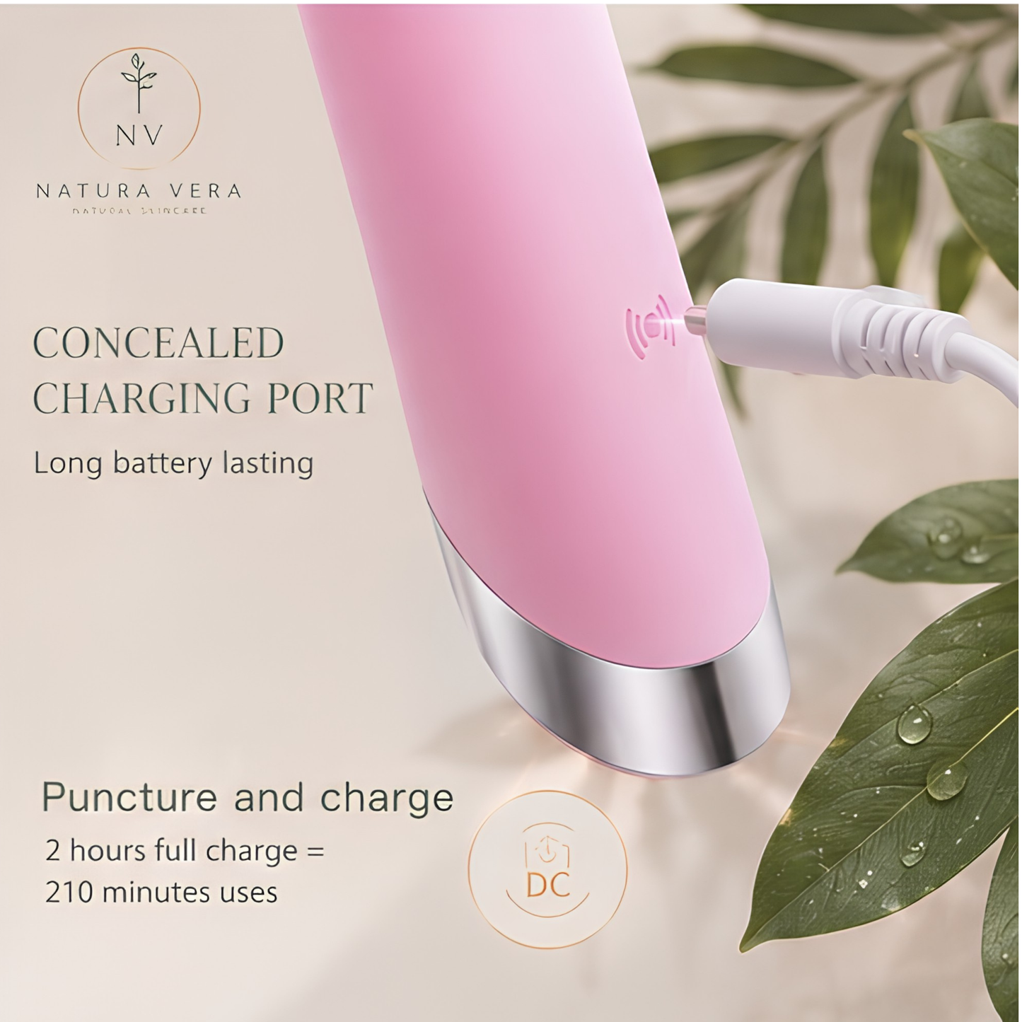 Bloom Ritual Brush - Silicone Facial Sonic Brush with Warm-Touch Massager