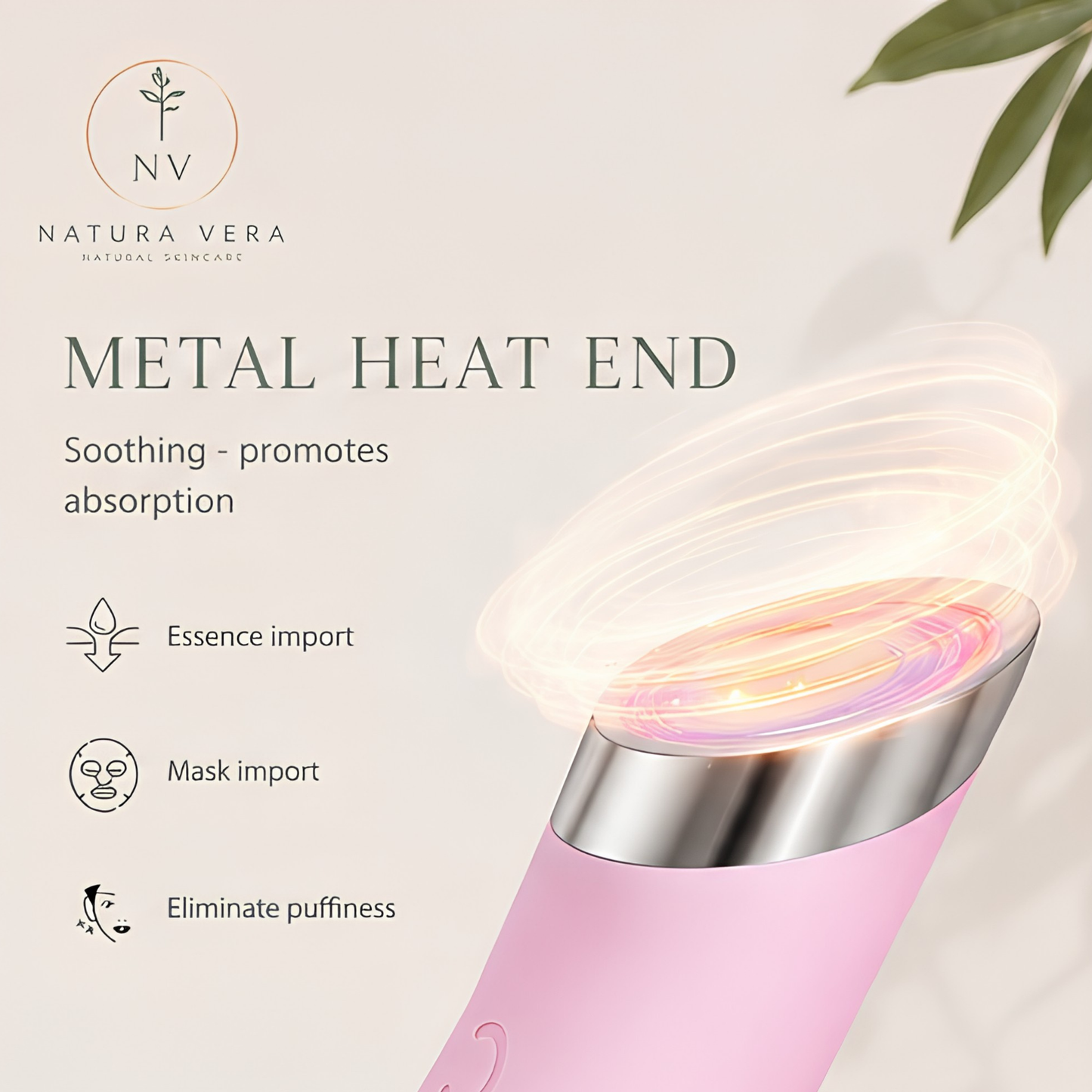 Bloom Ritual Brush - Silicone Facial Sonic Brush with Warm-Touch Massager