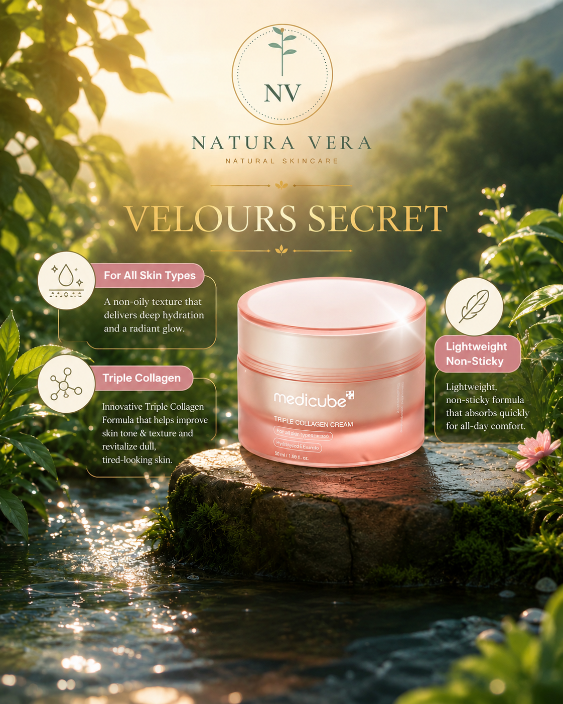 VELOURS SECRET — Triple Collagen Plumping Cream