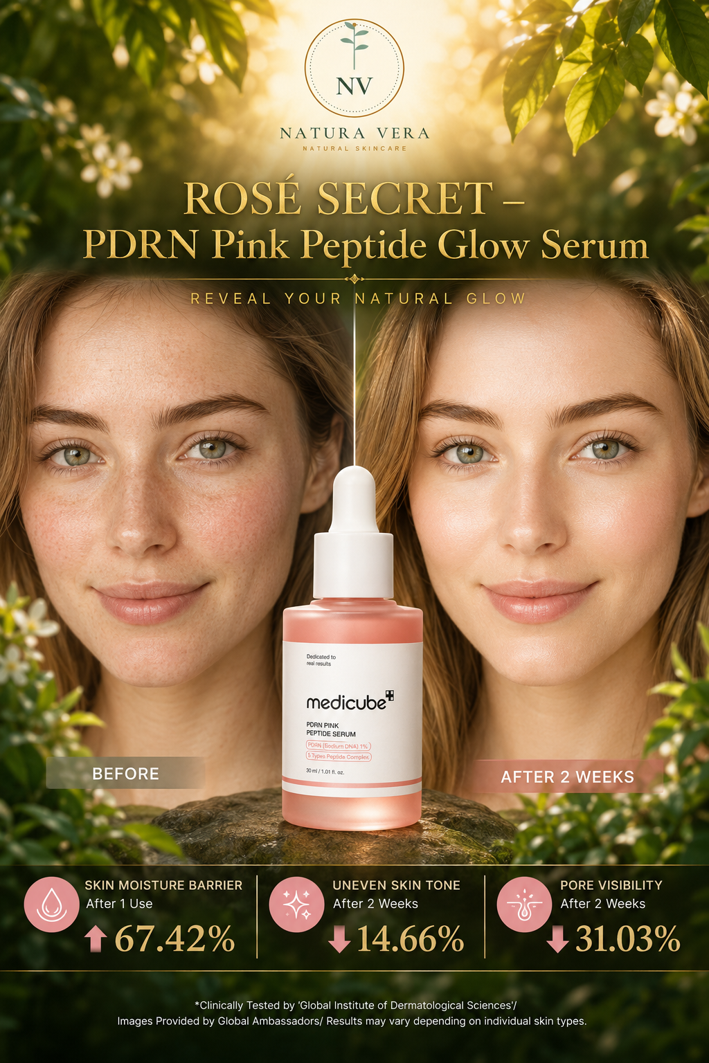 ROSÉ SECRET — PDRN Pink Peptide Glow Serum