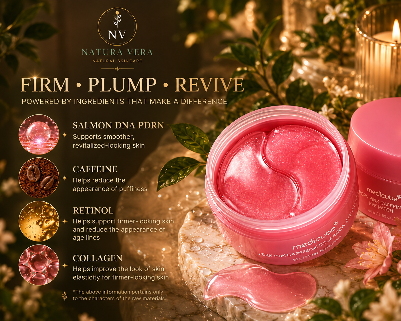 MEDICUBE LUMIÈRE NOIR — PDRN Collagen Night Eye Patch