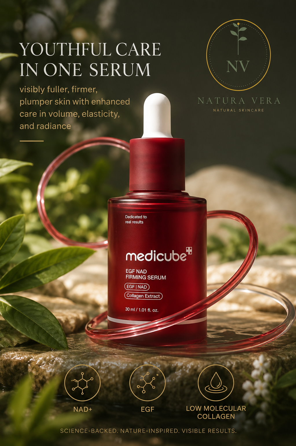 MEDICUBE ÉCLAT VITAL — NAD+ EGF Advanced Firming Serum